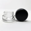 5ml Round Bottom Child Resistant Jar with Black Lids - Kraft & Kitchen