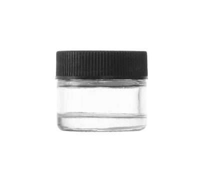 5ml Screw Top Jar with Black Lids - Kraft & Kitchen