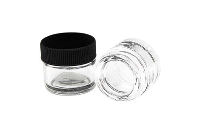 5ml Screw Top Jar with Black Lids - Kraft & Kitchen