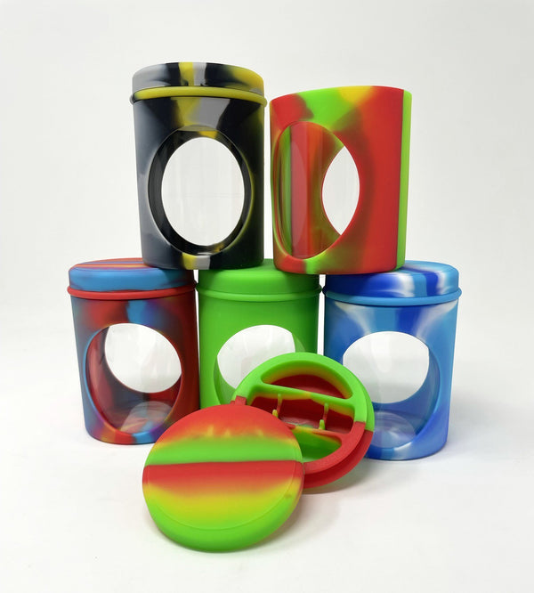 5oz Glass Jar with Silicone Jar Jacket