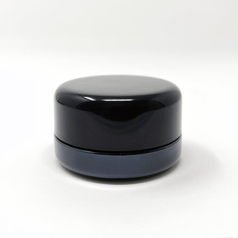 7ml UV Resistant Round Bottom Jar with Child Resistant Black Lids - Kraft & Kitchen