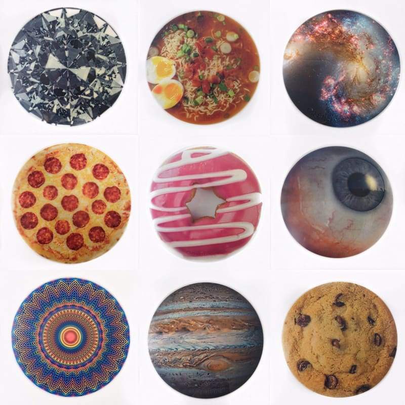 Full color Silicone Trivets ROUND - Kraft & Kitchen